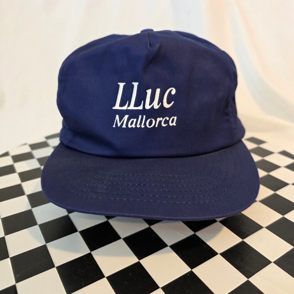 LLuc Mallorca Spain Tourist Souvenir Snapback Hat Blue One Size